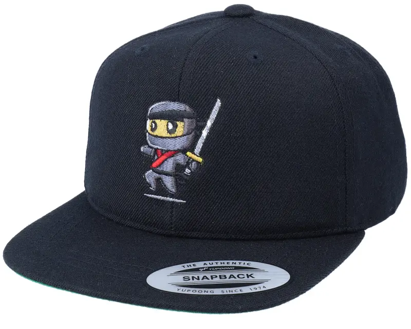 Kiddo Cap Ninja Silent Sweep Black Snapback online