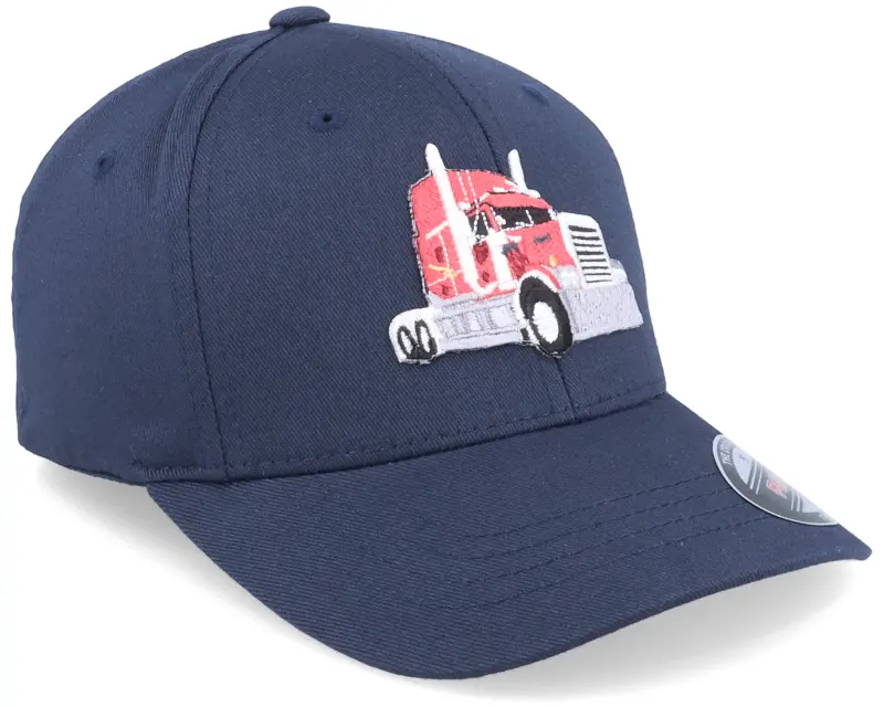 Kiddo Cap Semi Truck Navy Blue Flexfit online