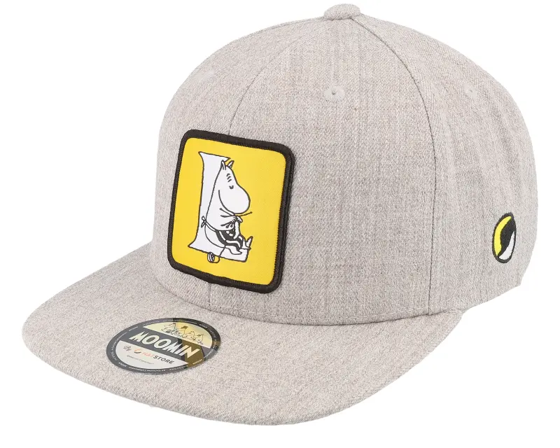 Moomin Kids Moomin Alphabet – L Heather Grey Snapback online
