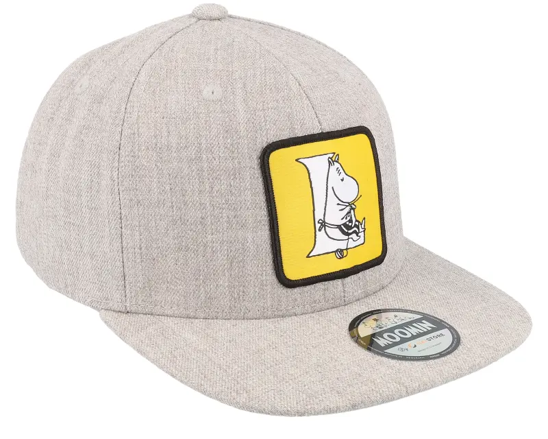 Moomin Kids Moomin Alphabet – L Heather Grey Snapback online