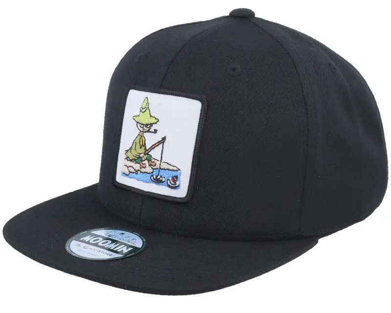 Moomin Kids Snufkin Fishing Black Snapback online