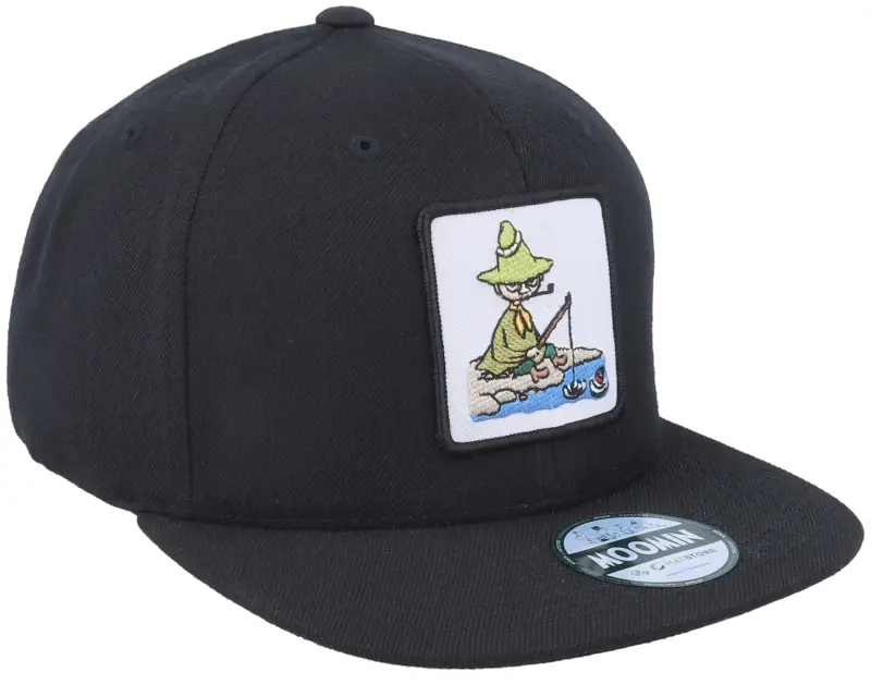 Moomin Kids Snufkin Fishing Black Snapback online