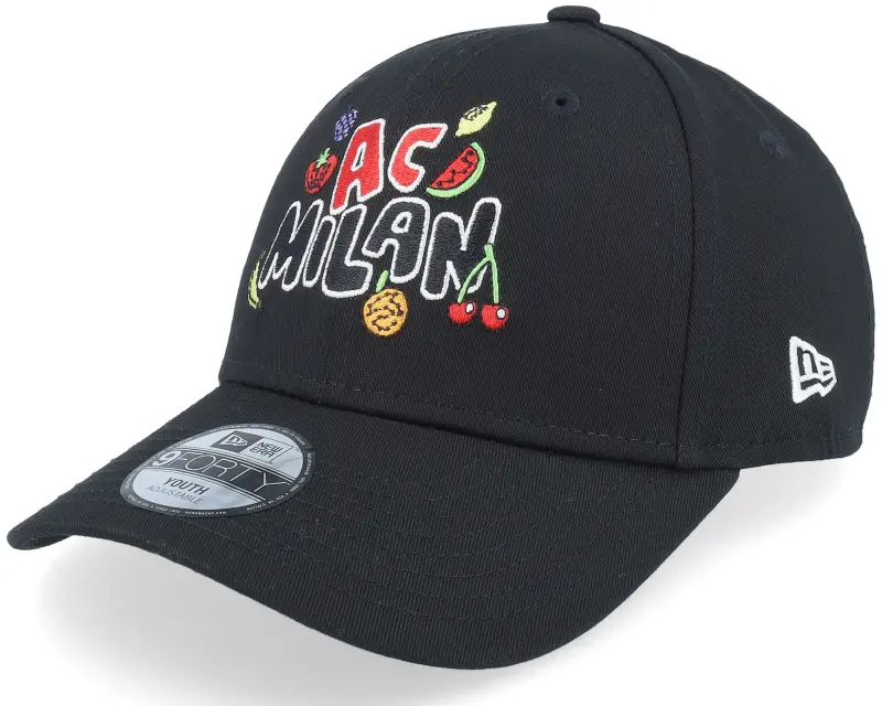 New Era Kids AC Milan Ac Milan Doodle Youth 9FORTY Black Adjustable online