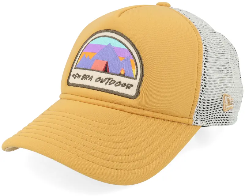 New Era Kids Adv Patch Golden Yellow A-Frame Trucker online