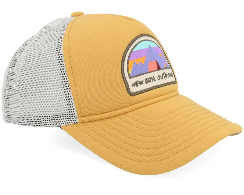 New Era Kids Adv Patch Golden Yellow A-Frame Trucker online