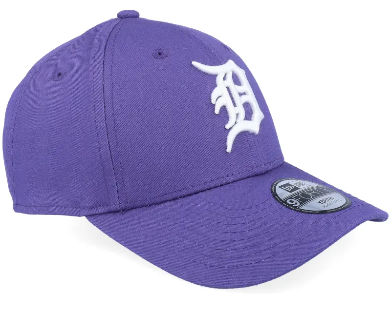 New Era Kids Detroit Tigers League Essential 9FORTY Purple/White Adjustable online