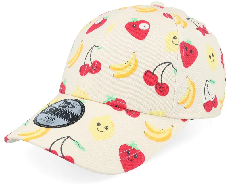 New Era Kids Fruit All Over Print 9FORTY Light Teracotta Adjustable online