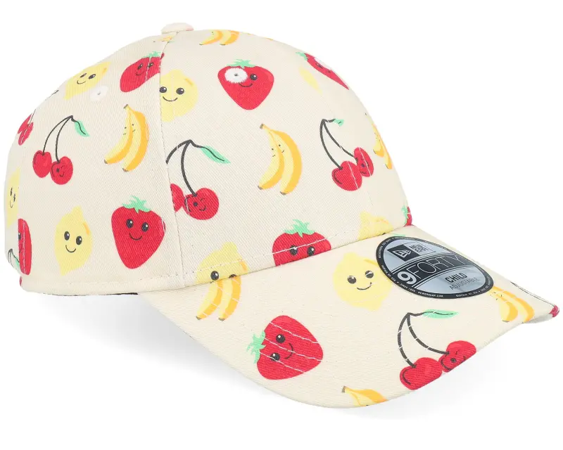 New Era Kids Fruit All Over Print 9FORTY Light Teracotta Adjustable online