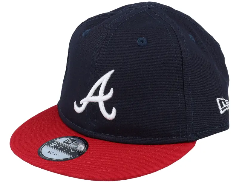 New Era Kids Hatstore Exclusive x Atlanta Braves Infant 9FIFTY Navy/Scarlet Snapback online