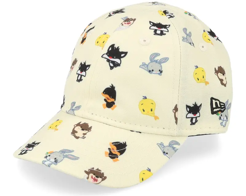 New Era Kids Infant Looney Tunes All Over Print 9FORTY Looney Tunes Stone Dad Cap online