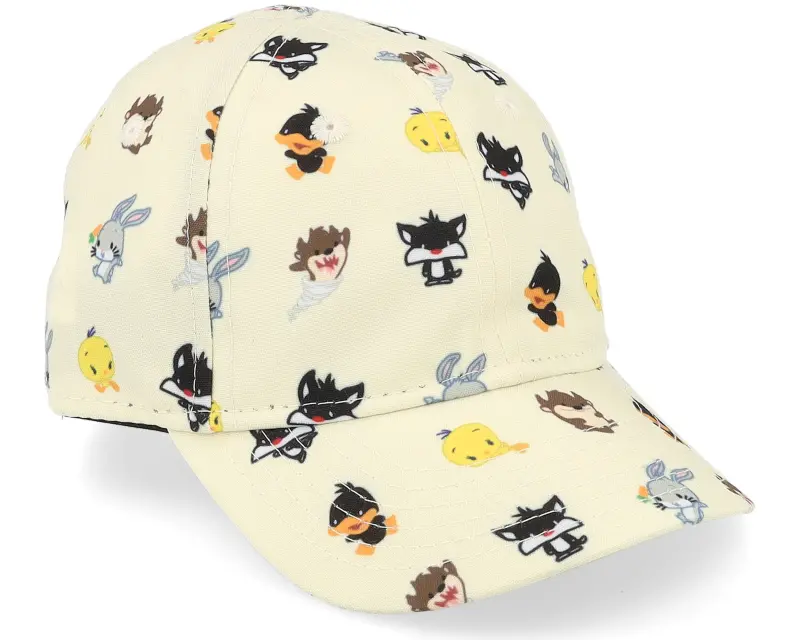 New Era Kids Infant Looney Tunes All Over Print 9FORTY Looney Tunes Stone Dad Cap online