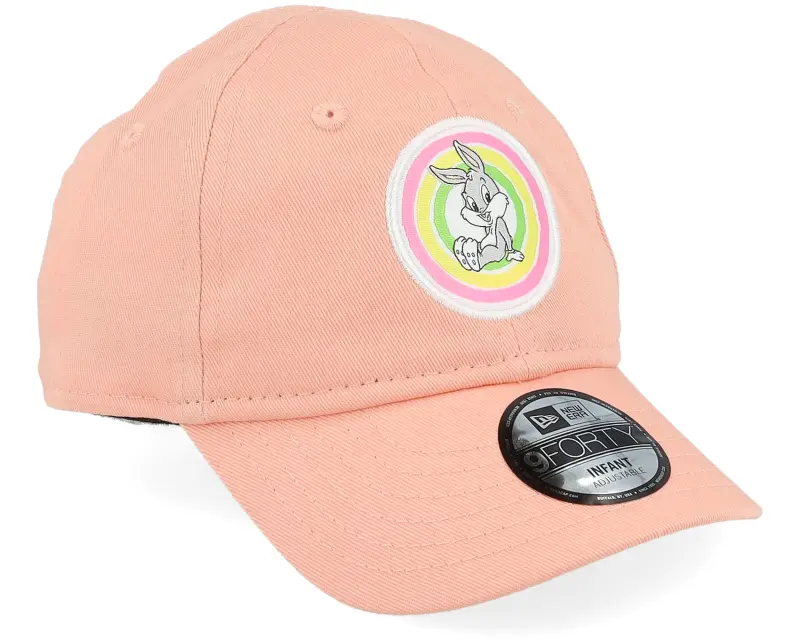 New Era Kids Infant Pastel Lt 9FORTY Bugs bunny Peach Dad Cap online