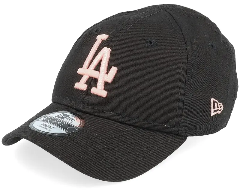 New Era Kids Los Angeles Dodgers Infant 1 League Essential 9FORTY Black/Pink Adjustable online