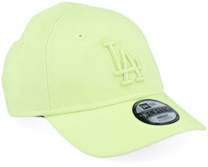 New Era Kids Los Angeles Dodgers Infant League Essential 9FORTY Pastel Green Adjustable online