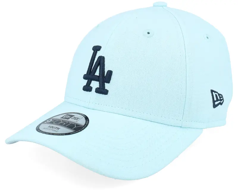 New Era Kids Los Angeles Dodgers Linen 9FORTY Pale Blue/Navy Adjustable online