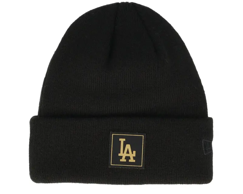 New Era Kids Los Angeles Dodgers Metallic Beanie Black Cuff online