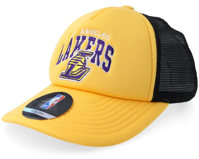 New Era Kids Los Angeles Lakers NBA Amarillo Yellow/Black Trucker online