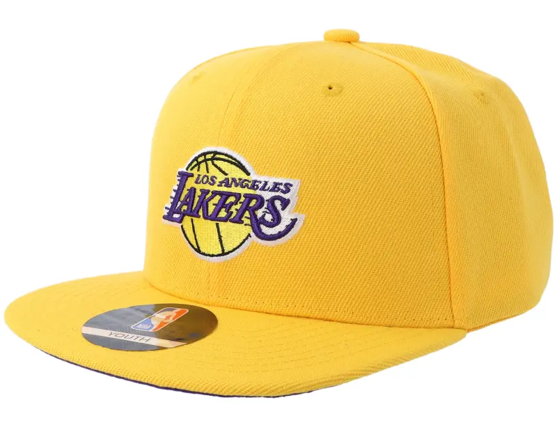 New Era Kids Los Angeles Lakers NBA Logo Amarillo Yellow Snapback online