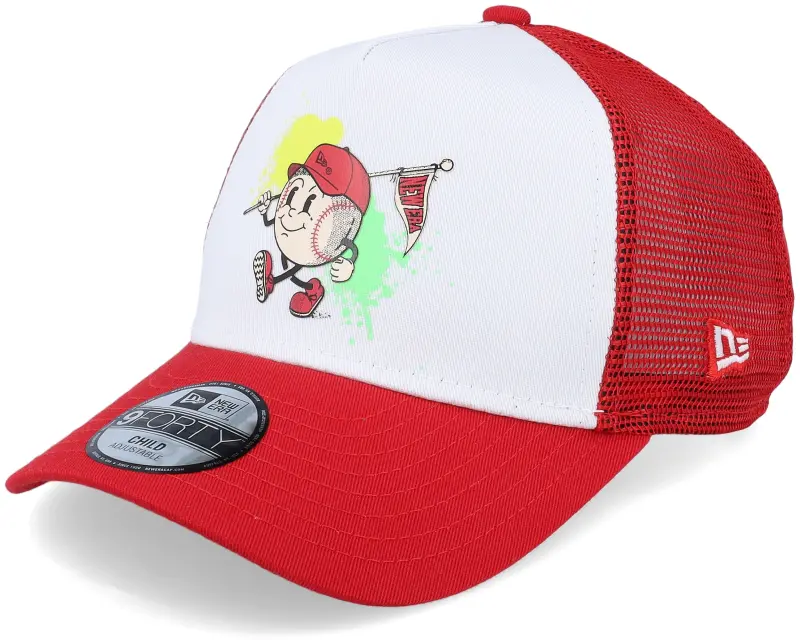 New Era Kids Mascot White/Scarlet Trucker online