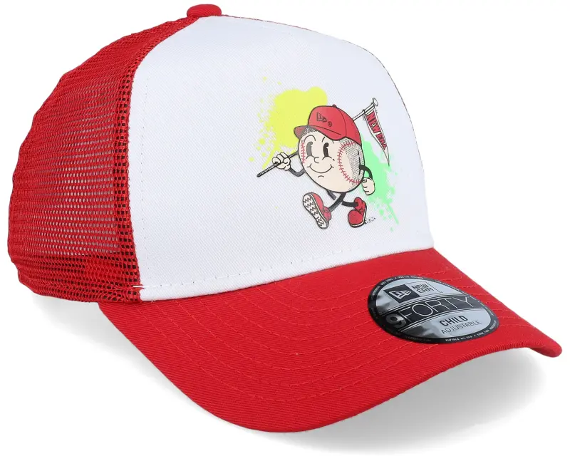 New Era Kids Mascot White/Scarlet Trucker online