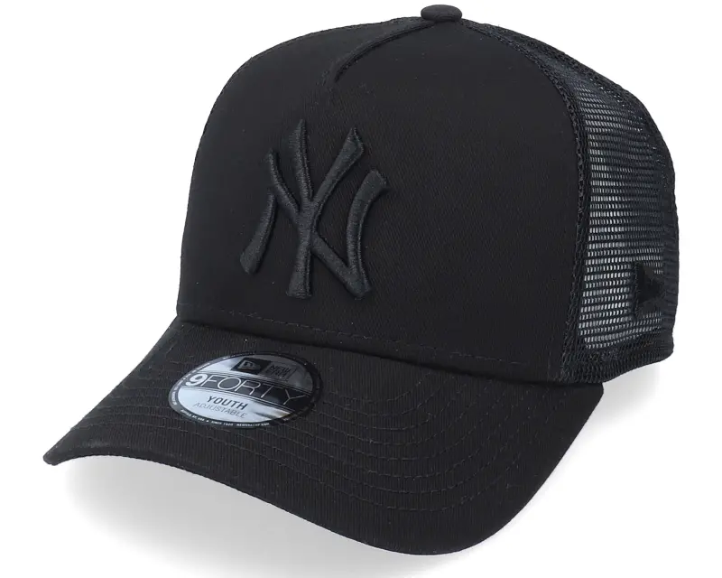 New Era Kids New York Yankees Clean 9FORTY A-Frame Black Trucker online