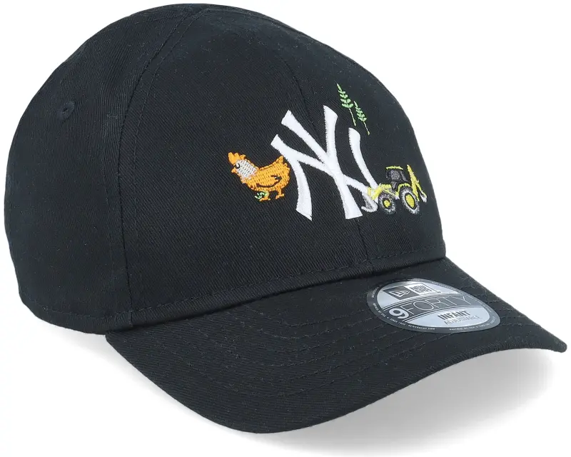 New Era Kids New York Yankees Infant Icon 9FORTY Black/White Adjustable online