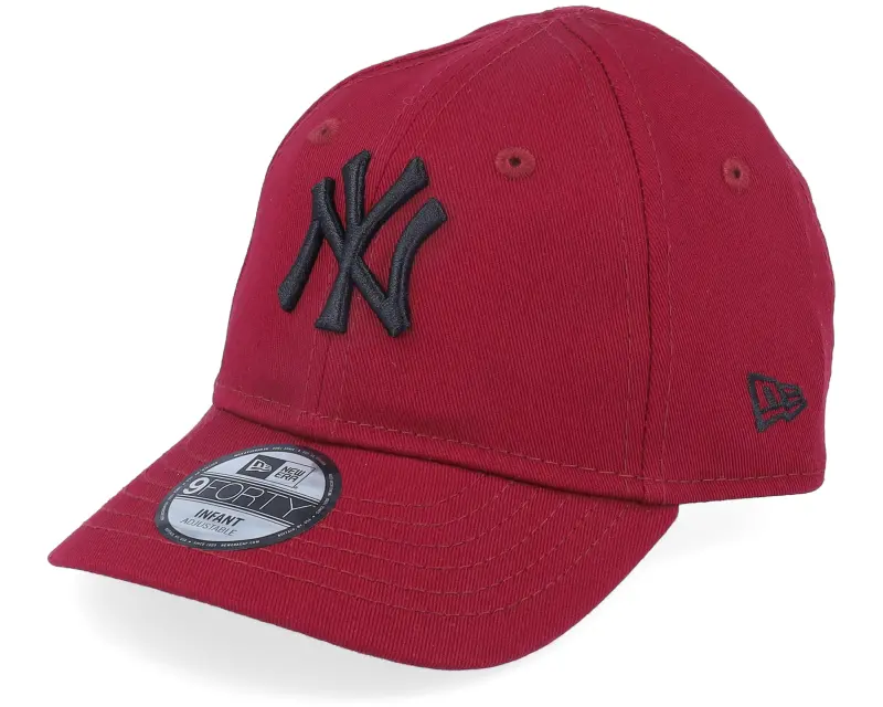 New Era Kids New York Yankees Infant League Essential 9FORTY Cardinal/Black Adjustable online