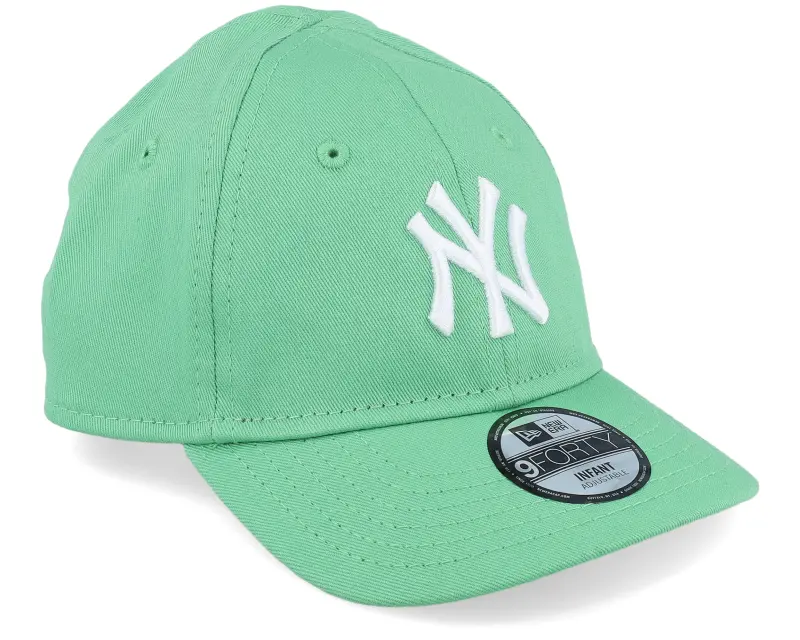 New Era Kids New York Yankees Infant League Essential 9FORTY Green/White Adjustable online