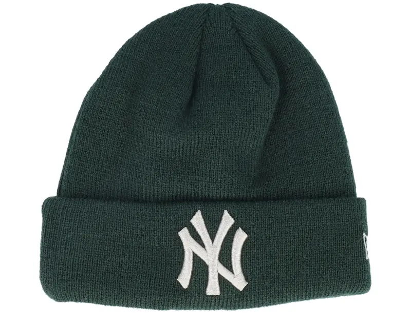 New Era Kids New York Yankees Infant League Essential Beanie Dark Green/White Cuff online