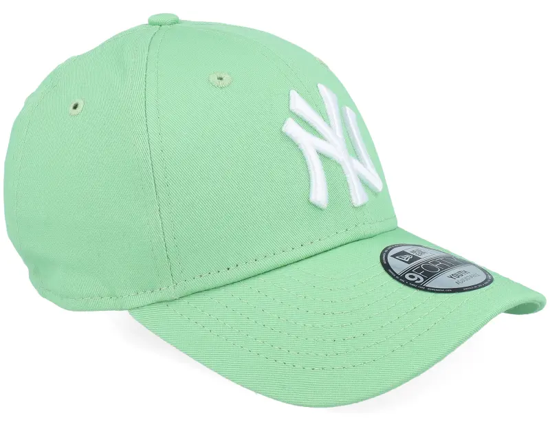 New Era Kids New York Yankees League Essential 9FORTY Pale Green/White Adjustable online