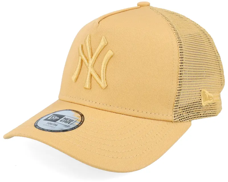 New Era Kids New York Yankees League Essential Golden Yellow A-Frame Trucker online