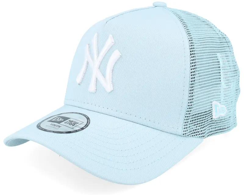 New Era Kids New York Yankees League Essential Pale Blue/White A-Frame Trucker online