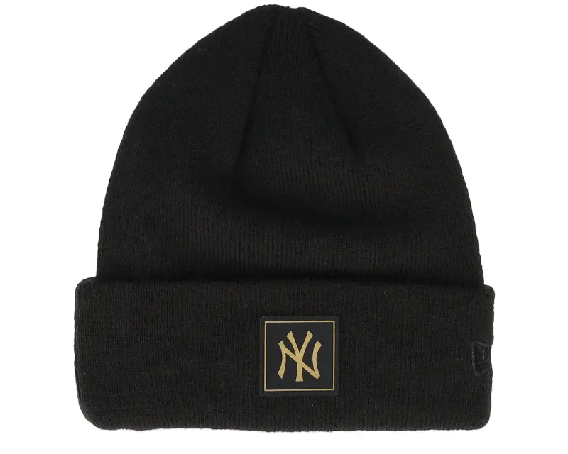 New Era Kids New York Yankees Metallic Beanie Black Cuff online