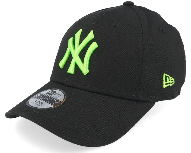 New Era Kids New York Yankees Neon 9FORTY Black/Neon Green Adjustable online