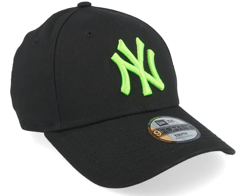 New Era Kids New York Yankees Neon 9FORTY Black/Neon Green Adjustable online