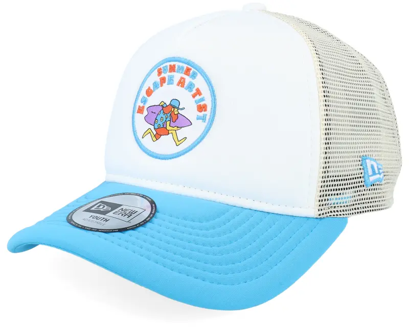 New Era Kids Patch White/Blue A-Frame Trucker online