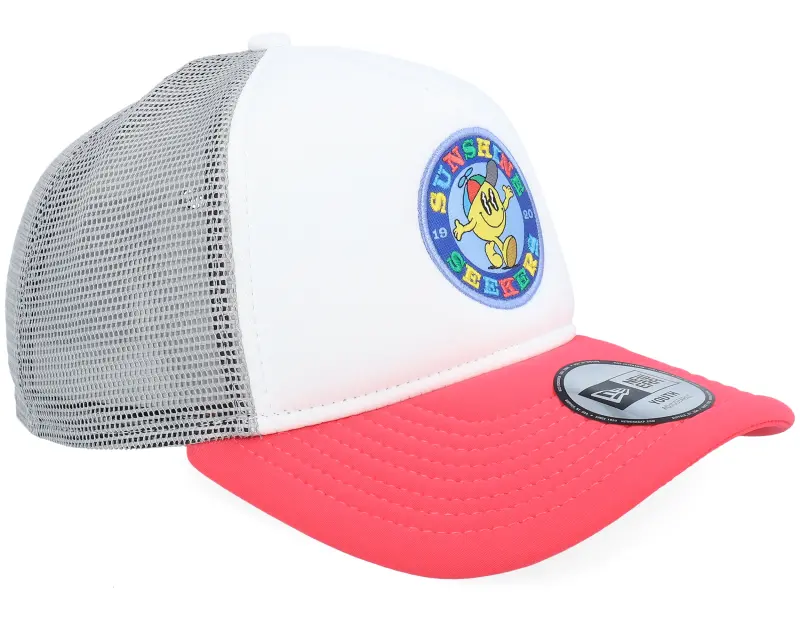 New Era Kids Patch White/Coral A-Frame Trucker online