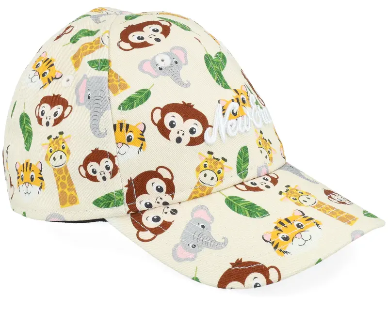 New Era Kids Safari All Over Print 9FORTY Stone Dad Cap online