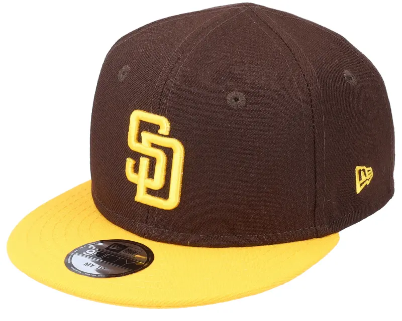 New Era Kids San Diego Padres My 1St 9FIFTY Brown/Yellow Strapback online