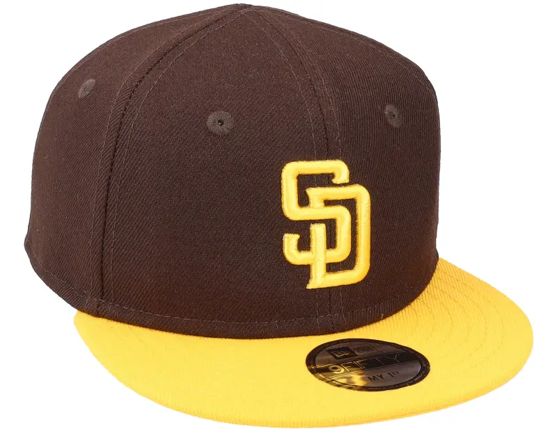 New Era Kids San Diego Padres My 1St 9FIFTY Brown/Yellow Strapback online