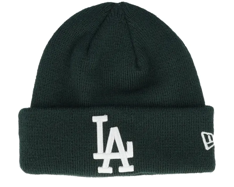 New Era Kids Toddler League Essential Beanie Dark Green/White Cuff online