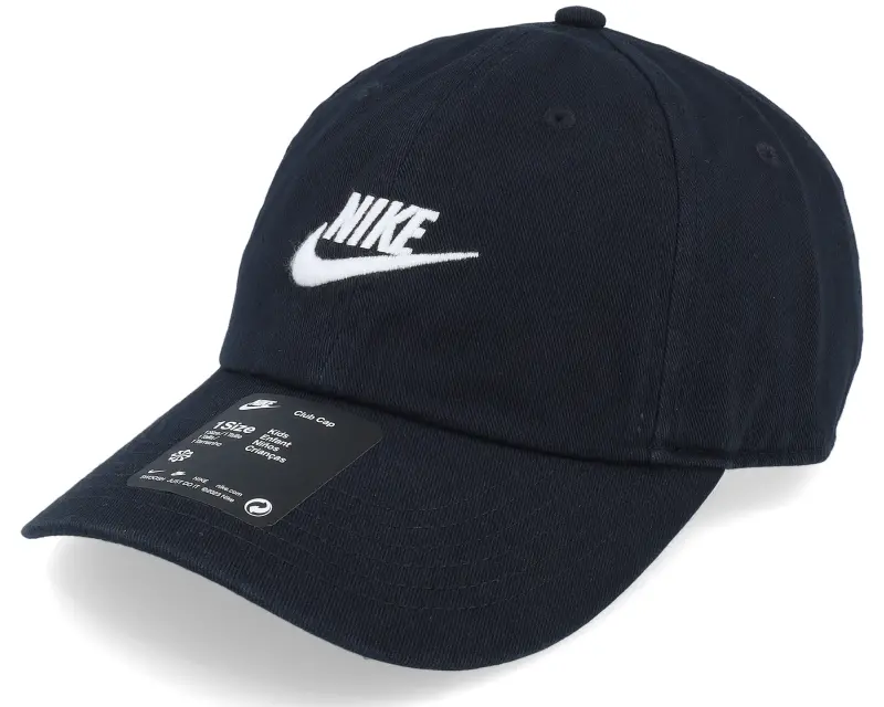 Nike Kids Club Cap Futura Wash Black/White Dad Cap online
