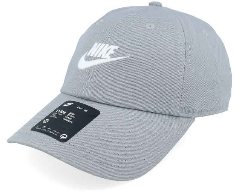 Nike Kids Club Cap Futura Washed Particle Grey/White Dad Cap online