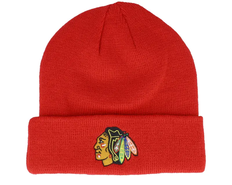 Outerstuff Kids Chicago Blackhawks Knit Beanie Red Cuff online
