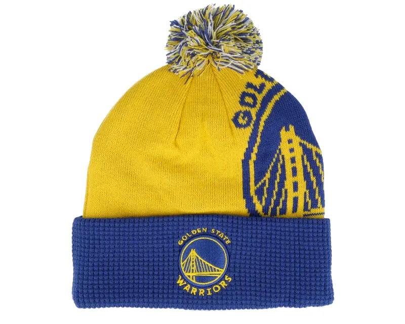 Outerstuff Kids Golden State Warriors NBA Street Hoop Yellow/Blue Pom online