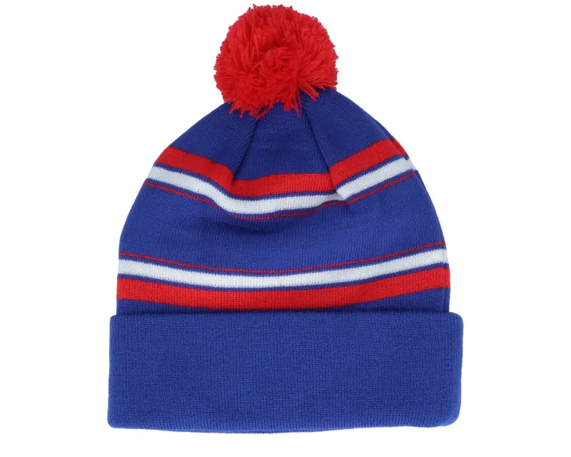 Outerstuff Kids Philadelphia 76ers Jacquard Cuffed Knit Blue Pom online