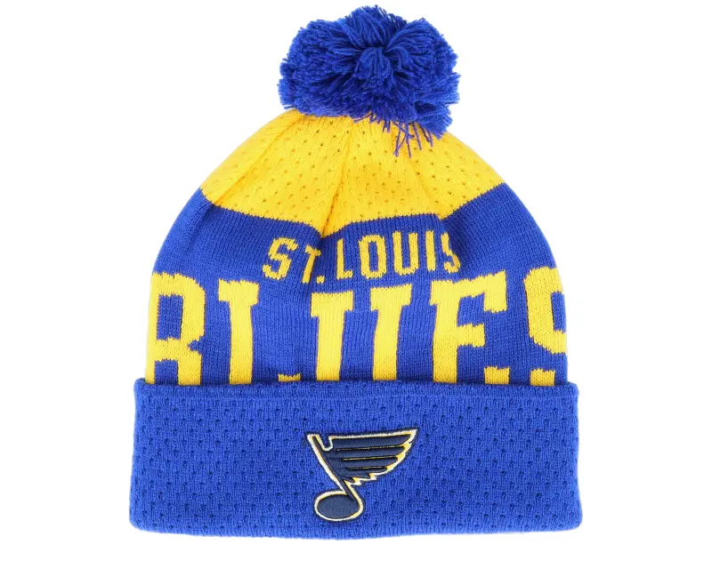 Outerstuff St. Louis Blues Stretchark Knit Royal/Yellow Pom online