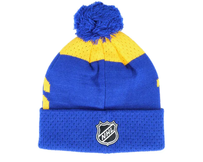 Outerstuff St. Louis Blues Stretchark Knit Royal/Yellow Pom online