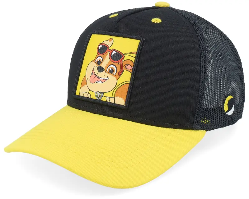 PAW Patrol Kids Rubble Sunnies Patch Black/Yellow A-Frame Trucker online