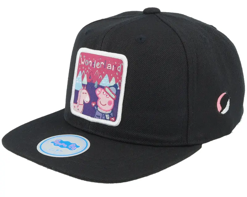 Peppa Pig Kids Black Wonderland Patch Snapback online